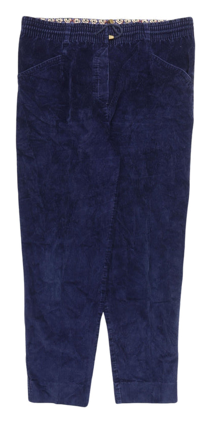 Womens UK Size 12 St Michael Regular Fit  Blue Trousers