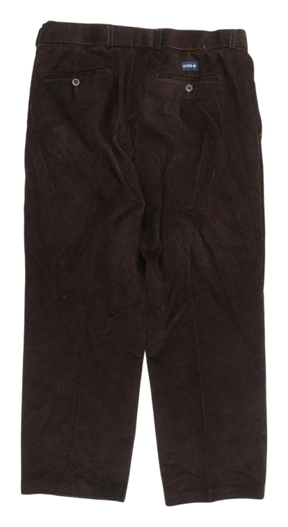 Maine New England Men's Brown Corduroy Trousers 34S