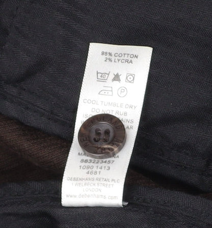 Maine New England Men's Brown Corduroy Trousers 34S