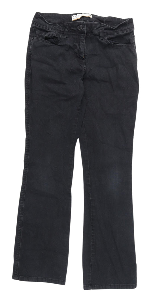 NEXT Women's Bootcut Black Jeans, Regular Fit