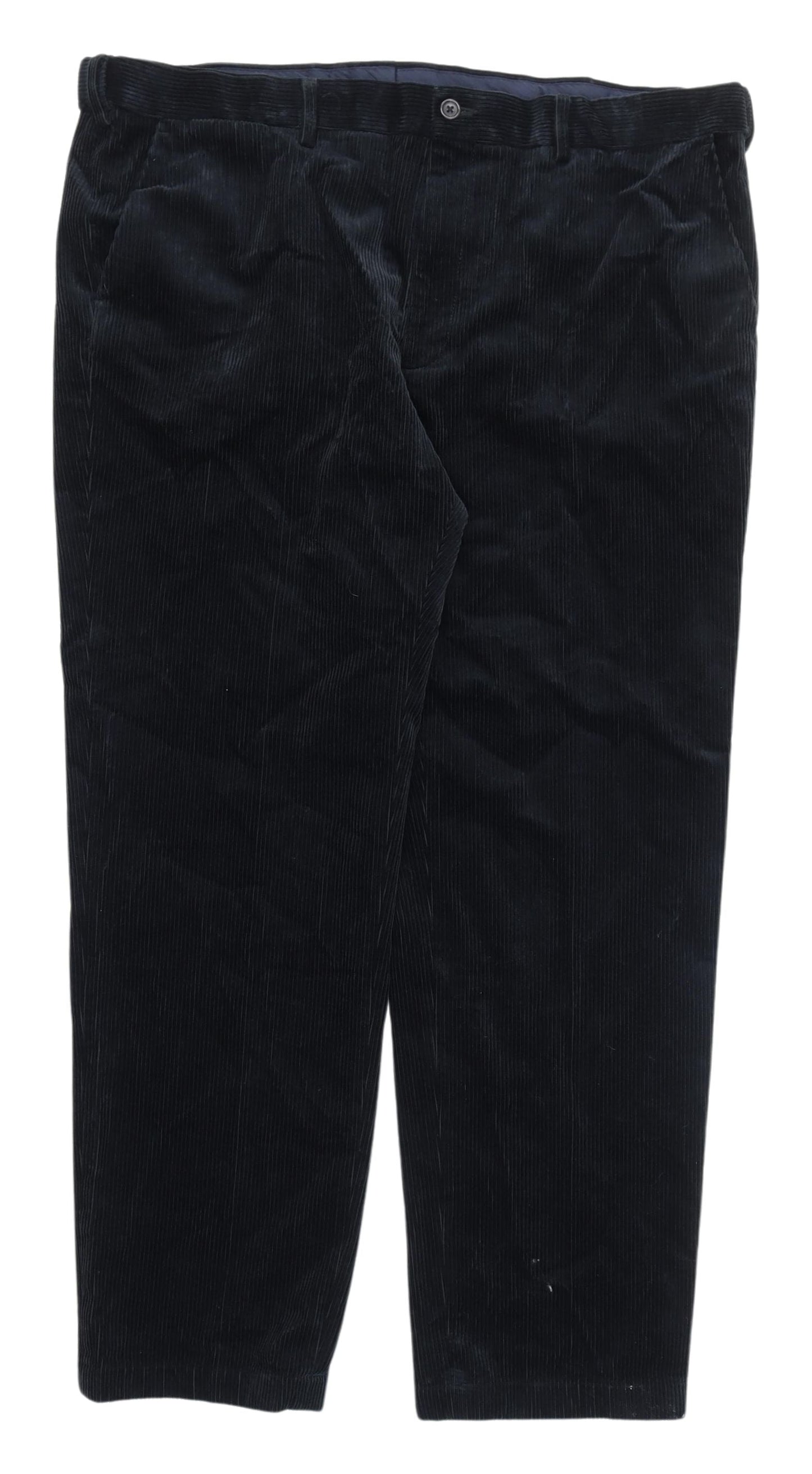Marks and Spencer Men's Dark Charcoal Corduroy Trousers