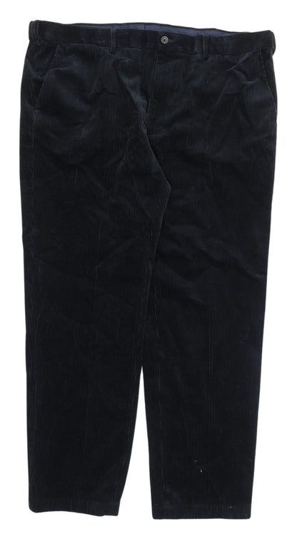 Marks and Spencer Men's Dark Charcoal Corduroy Trousers