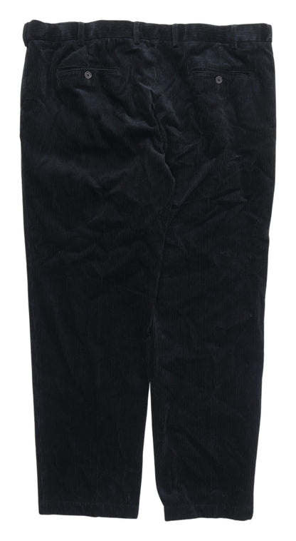 Marks and Spencer Men's Dark Charcoal Corduroy Trousers