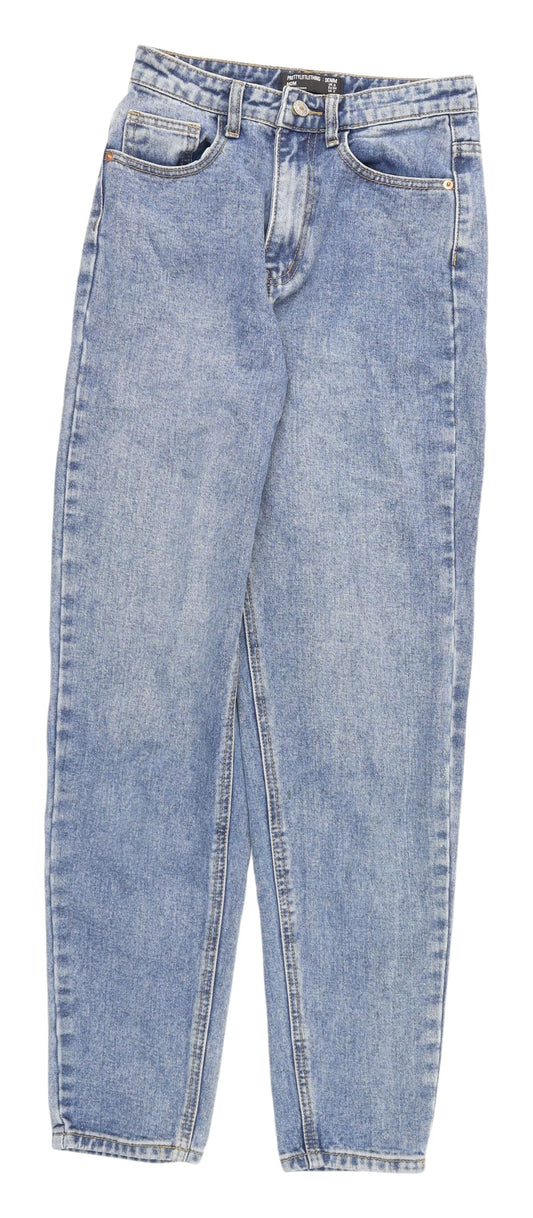 PrettyLittleThing Women's Blue Mom Jeans, Size 6