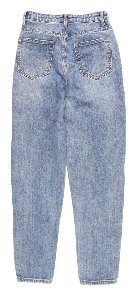 PrettyLittleThing Women's Blue Mom Jeans, Size 6