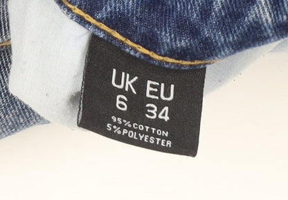 PrettyLittleThing Women's Blue Mom Jeans, Size 6