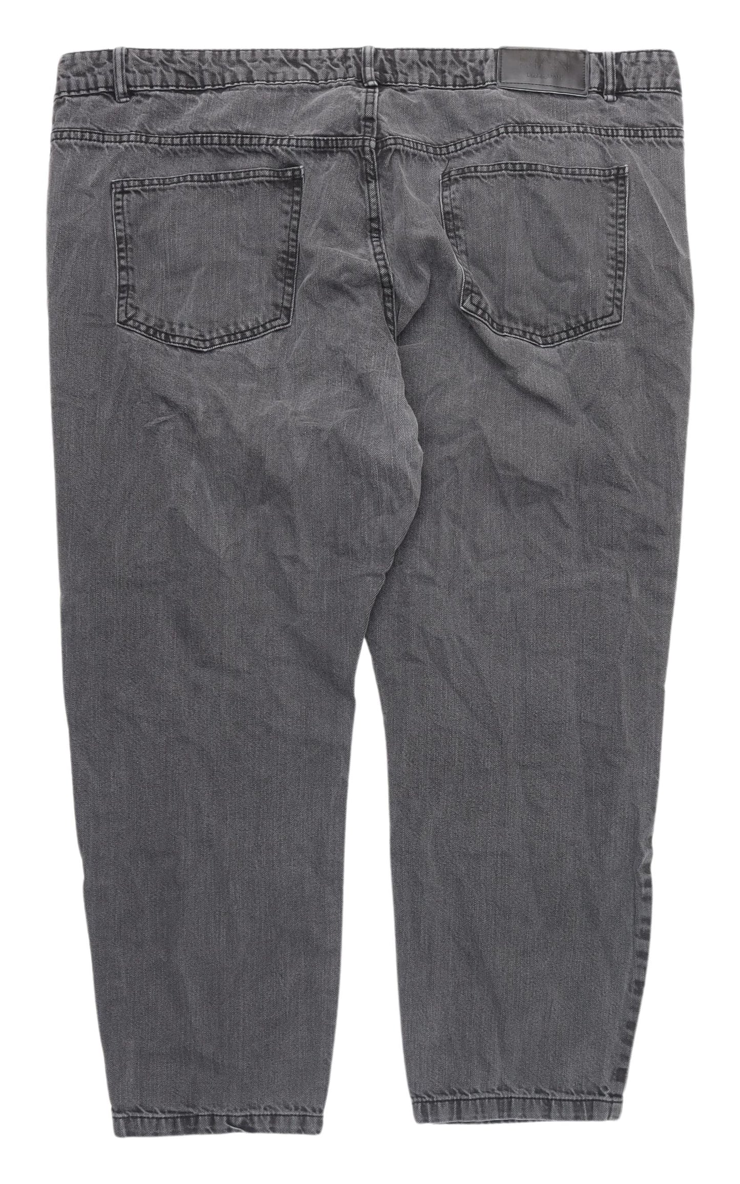 boohooMAN Grey Straight Jeans - Size L
