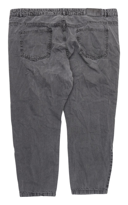 boohooMAN Grey Straight Jeans - Size L