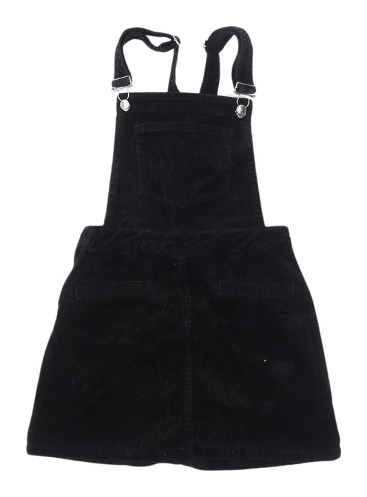 Divided Women's Black Corduroy Pinafore Dress