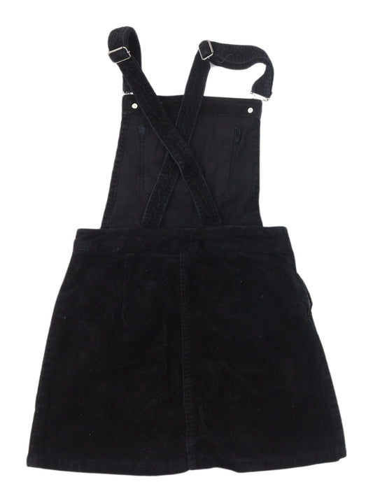 Divided Women's Black Corduroy Pinafore Dress