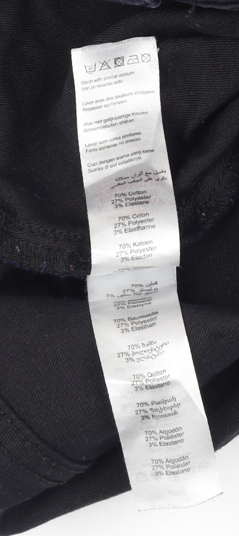 New Look Women's Black Skinny Jeans - Size S, Distressed Tall