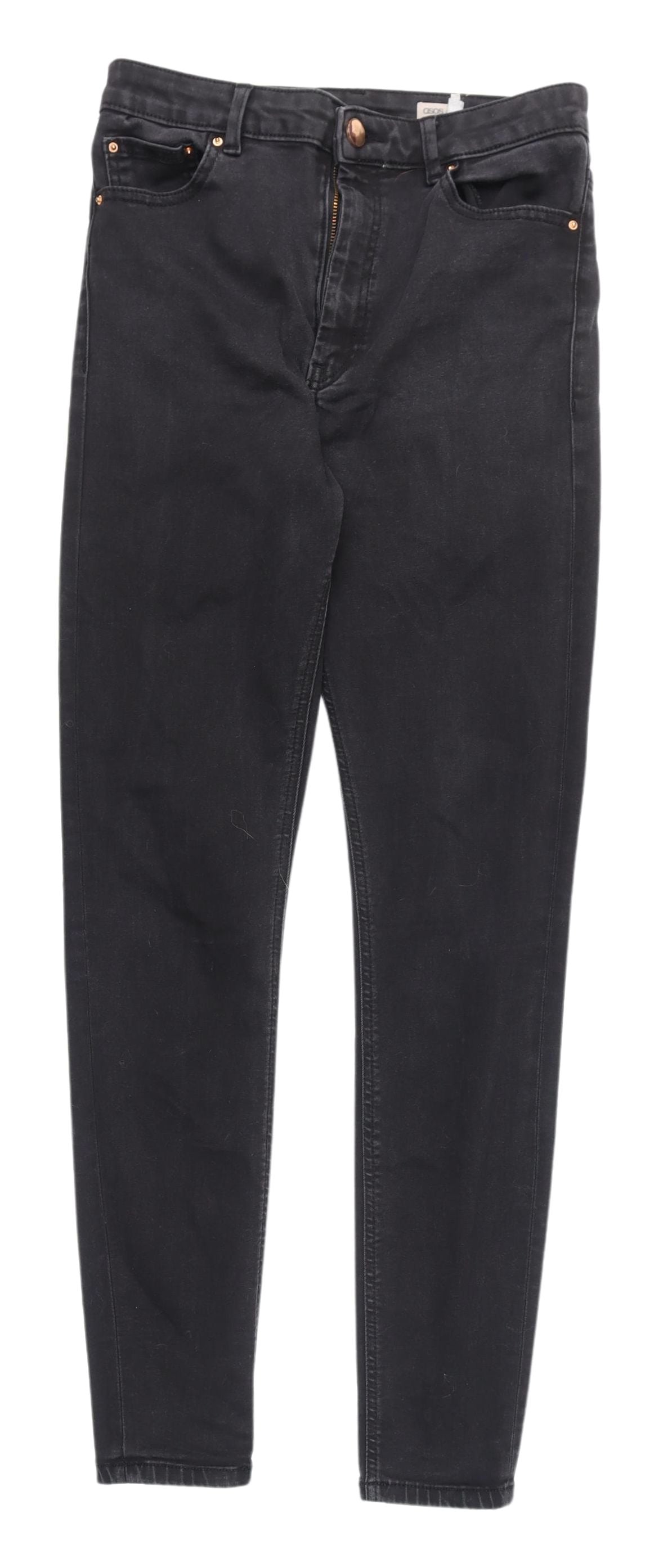 ASOS Men's Black Skinny Jeans, Size 30 Regular Fit