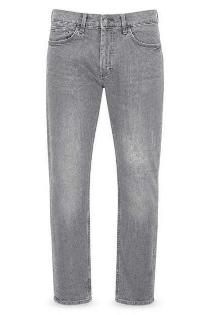 Mens UK Size L MNG Regular Fit Straight Grey Jeans