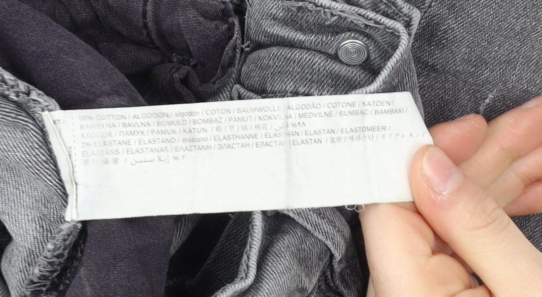 MNG Men's Grey Straight Jeans L