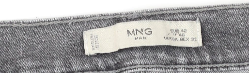 MNG Men's Grey Straight Jeans L