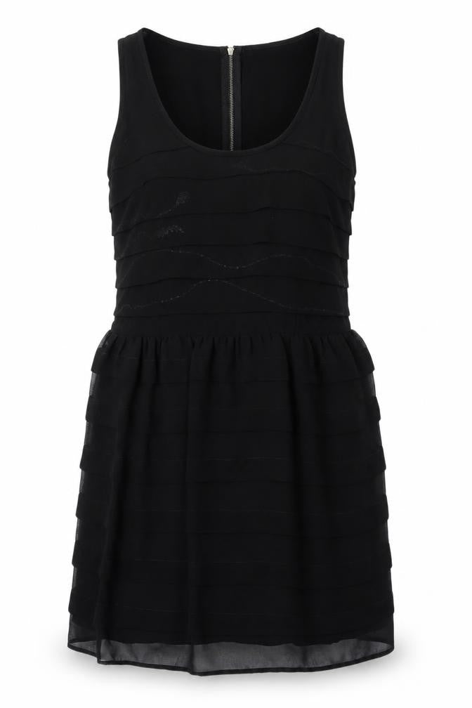 Next Petite Black Sleeveless Bodycon Dress Size 10