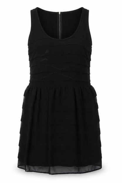 Next Petite Black Sleeveless Bodycon Dress Size 10