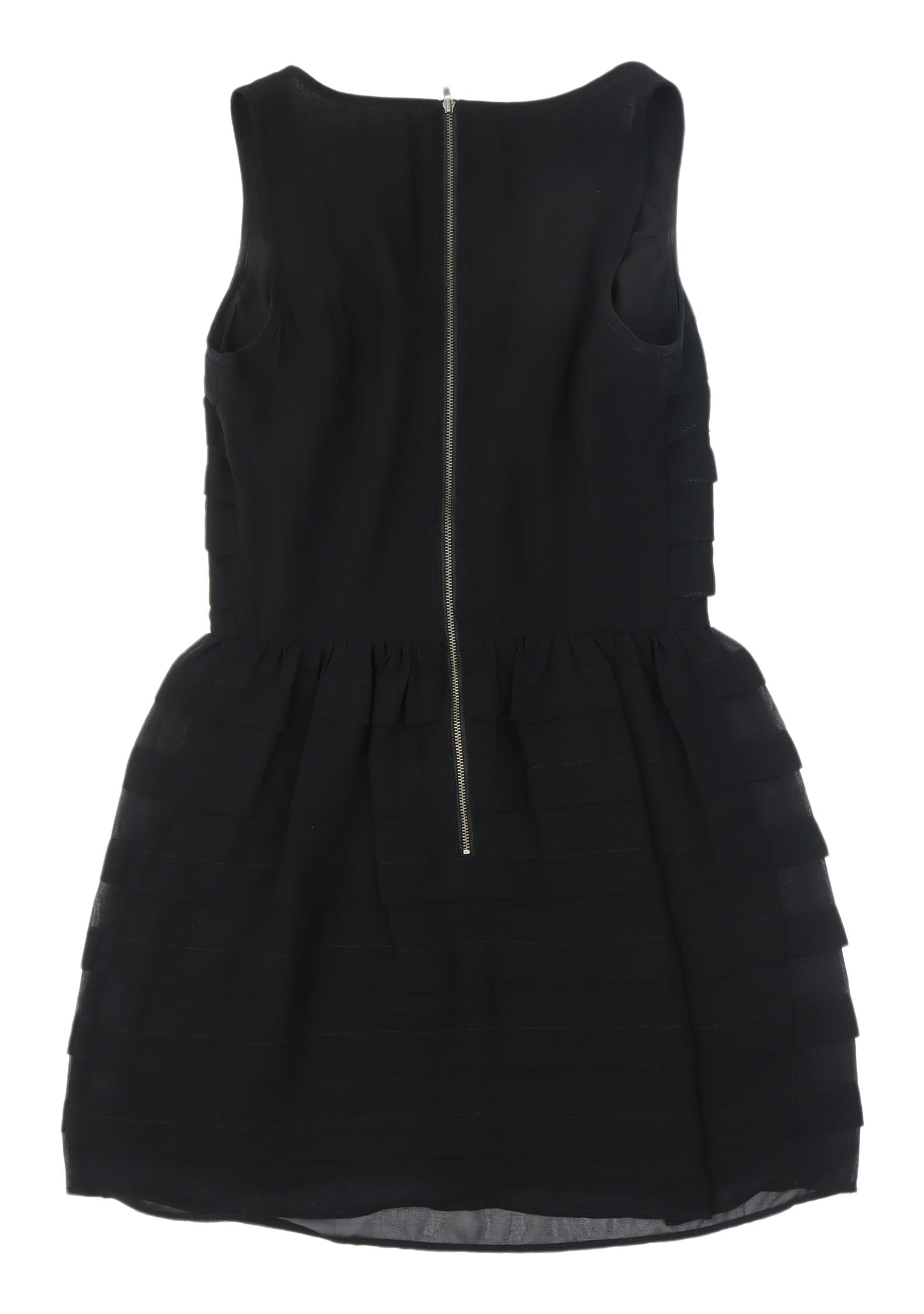 Next Petite Black Sleeveless Bodycon Dress Size 10