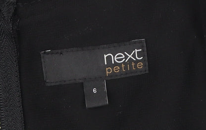 Next Petite Black Sleeveless Bodycon Dress Size 10