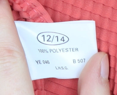 Definitions Women's Red Sleeveless Tank Top Size 12/14