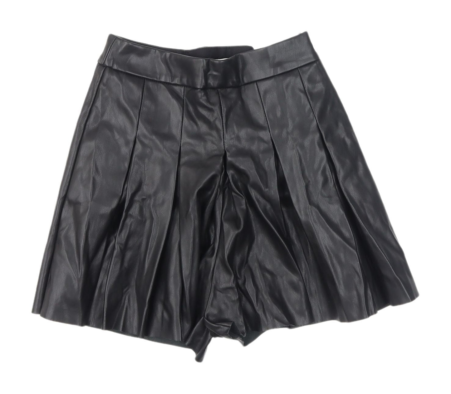 Stradivarius Women's Black Culotte Shorts, Size 6