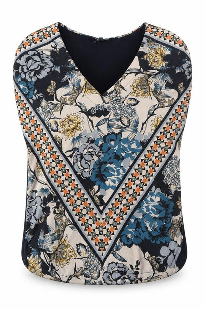 Womens UK Size 6 Warehouse Multicoloured Basic Blouse