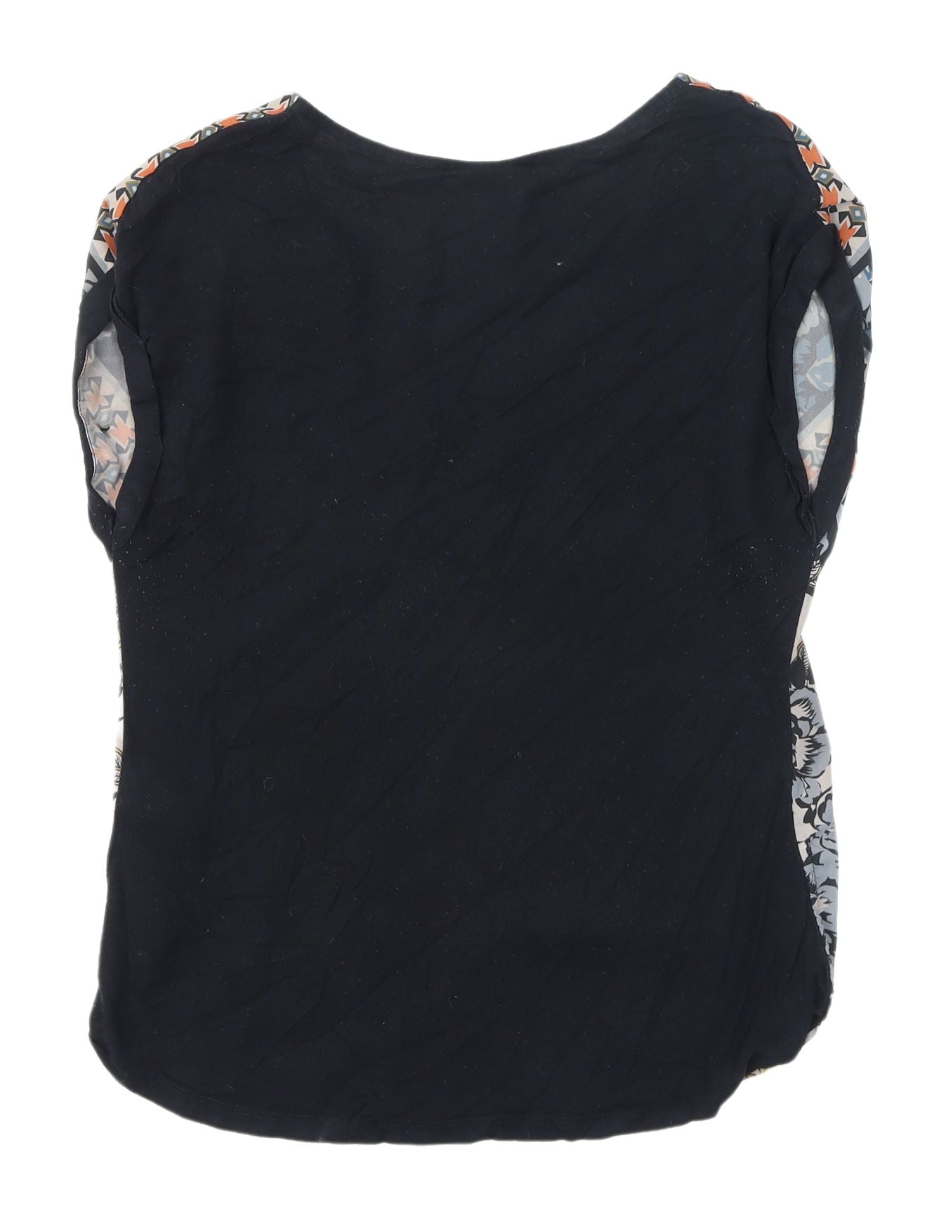 Womens UK Size 6 Warehouse Multicoloured Basic Blouse
