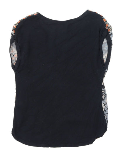 Womens UK Size 6 Warehouse Multicoloured Basic Blouse