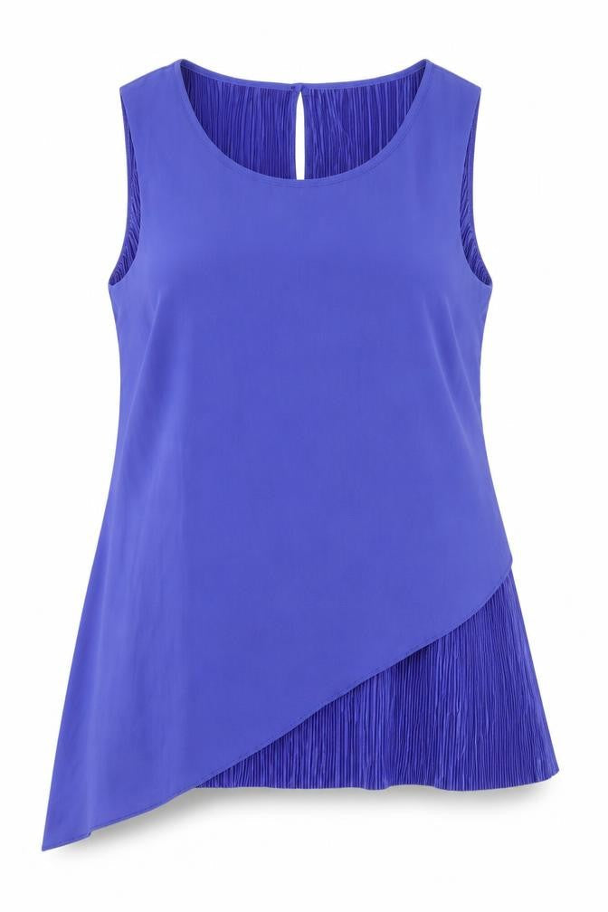 Womens UK Size 12 Bonmarché Blue Tunic Blouse