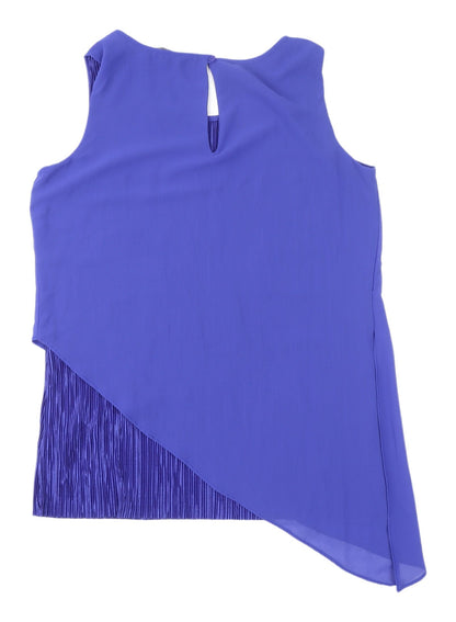 Womens UK Size 12 Bonmarché Blue Tunic Blouse