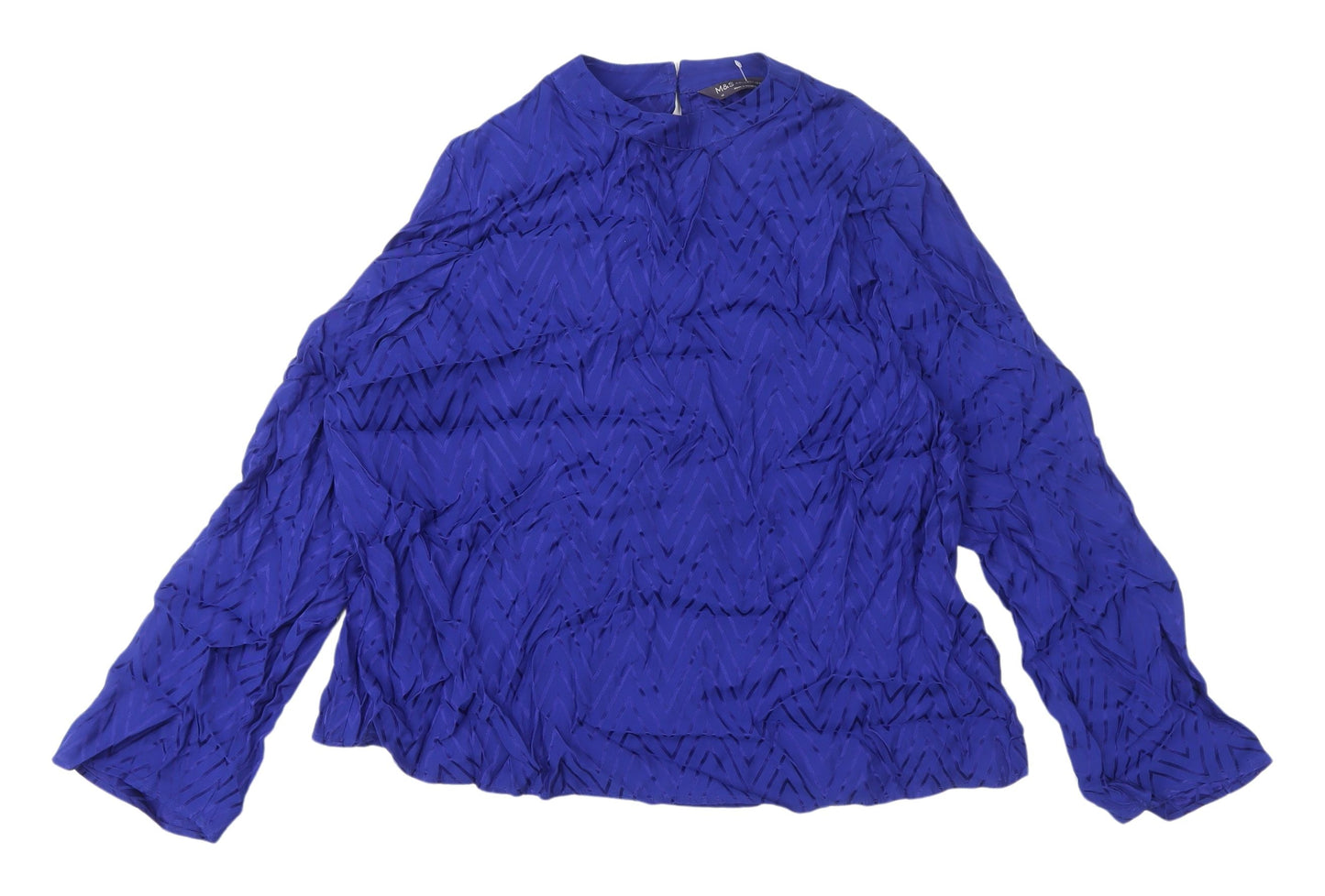 Womens UK Size 16 Marks and Spencer Blue  Blouse