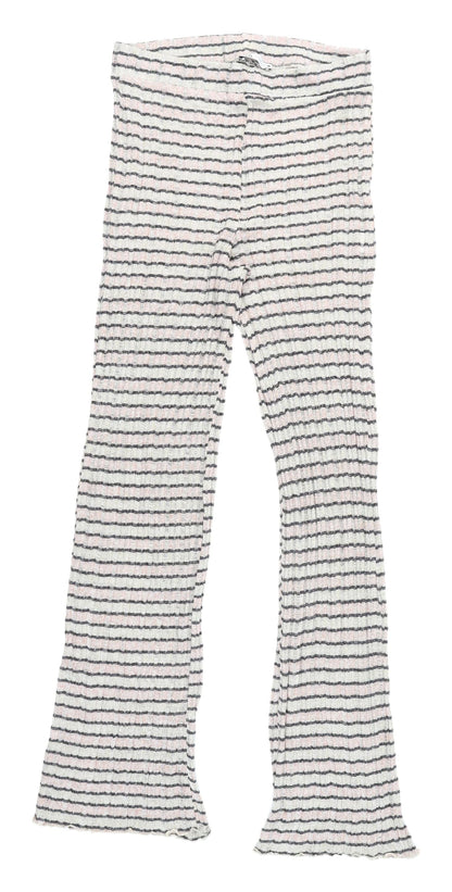 Womens UK Size M Zara Relaxed Fit  Multicoloured Trousers