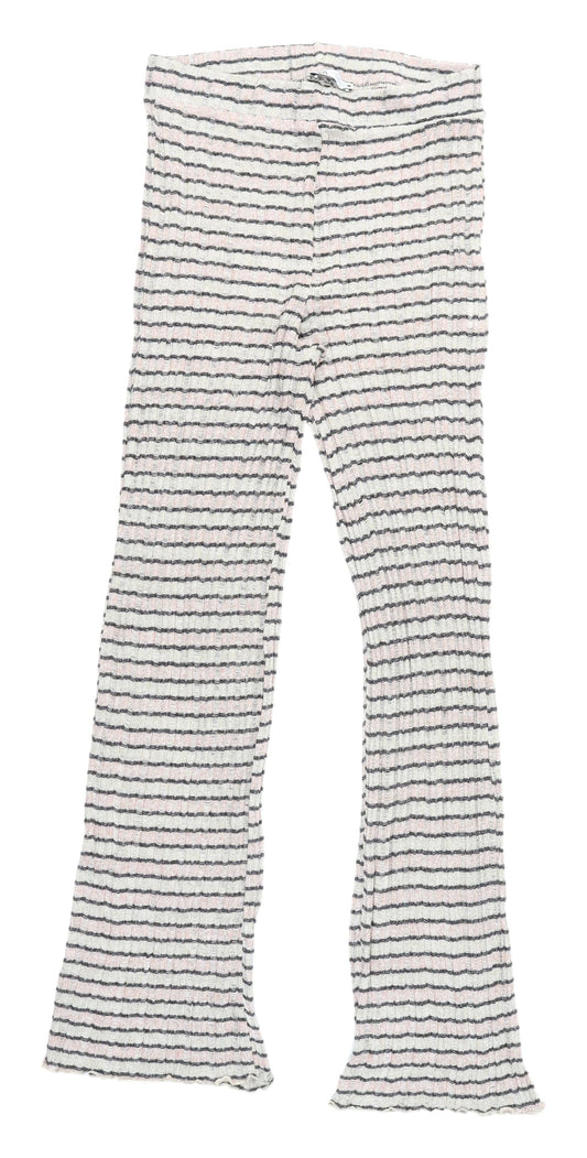 Womens UK Size M Zara Relaxed Fit  Multicoloured Trousers