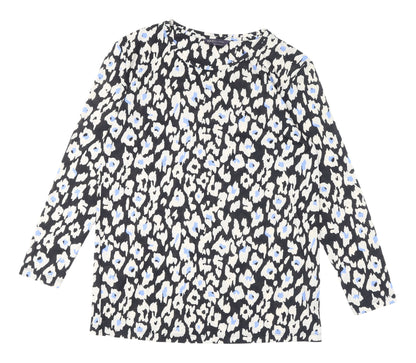 Womens UK Size 10 Marks and Spencer Multicoloured Basic Blouse