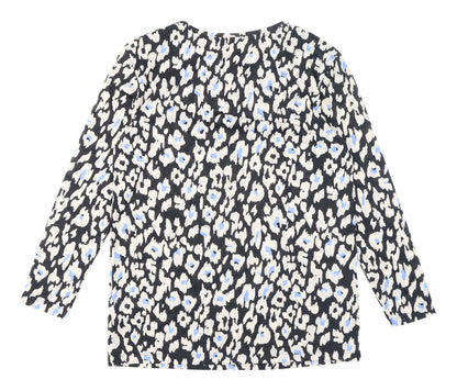 Womens UK Size 10 Marks and Spencer Multicoloured Basic Blouse