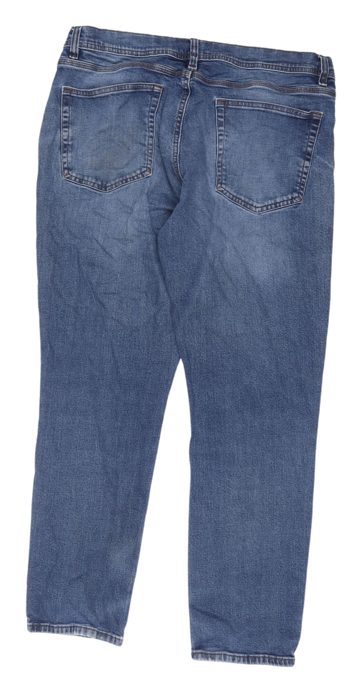 F&F Men's Blue Slim Denim Jeans Size L