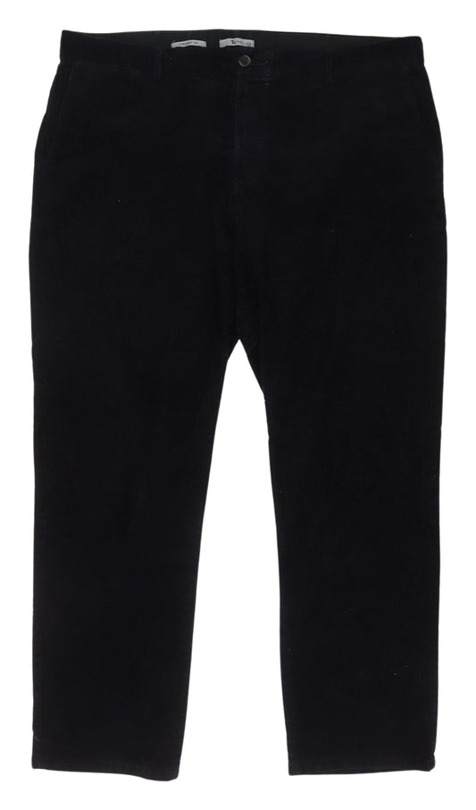 Tu Men's Black Corduroy Trousers 42 Waist