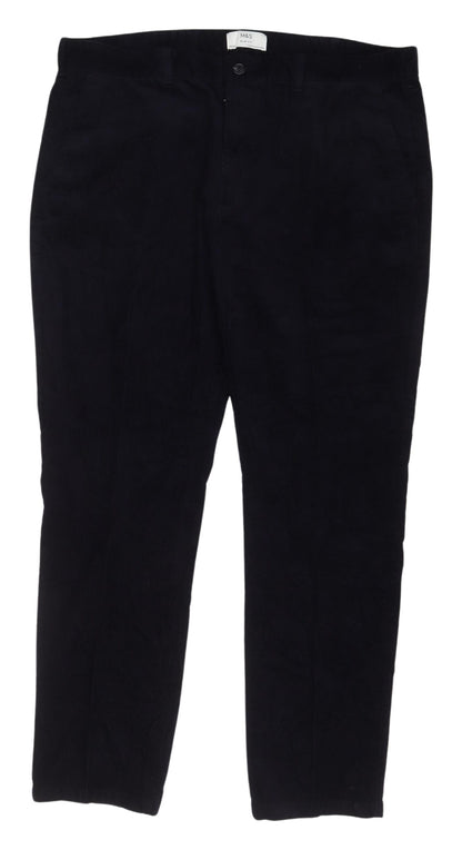 Marks and Spencer Men's Black XL Trousers