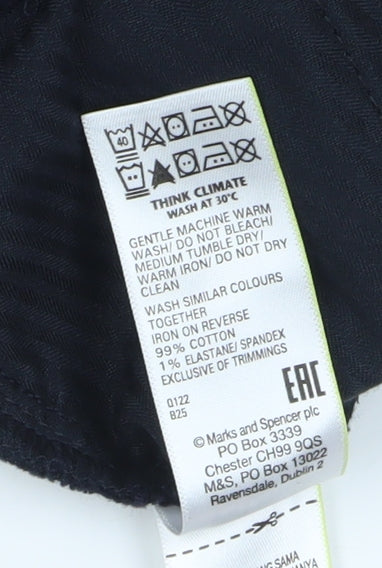 Marks and Spencer Men's Black XL Trousers