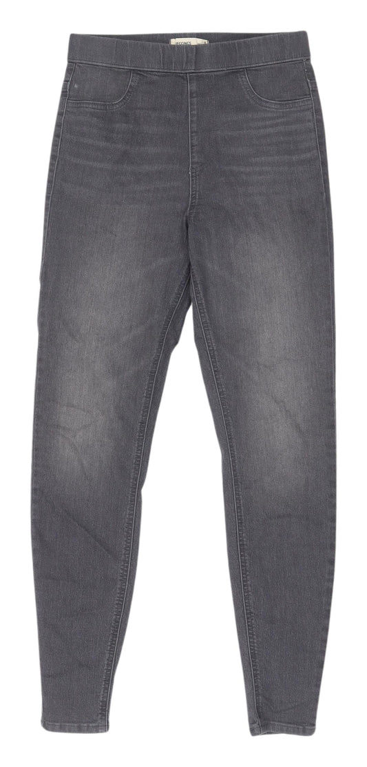 Womens UK Size 8 Marks and Spencer Regular Fit Jegging Grey Jeans