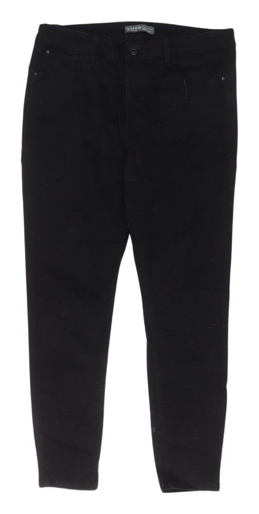 Denim Co Women's Black Skinny Jeans Size 14