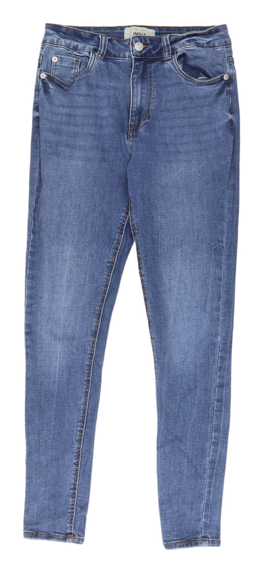New Look Women's Blue Skinny Jeans Size 12