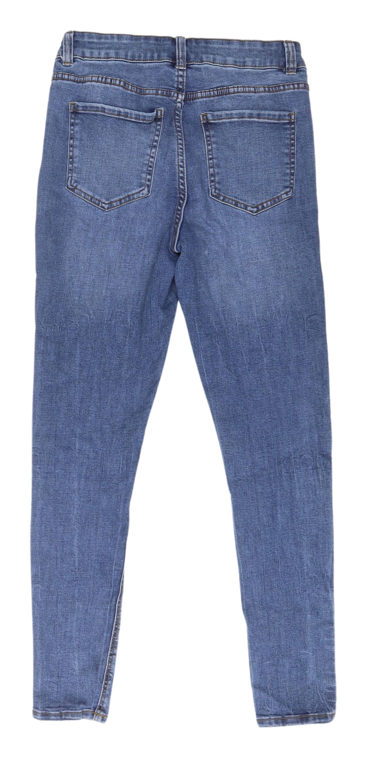 New Look Women's Blue Skinny Jeans Size 12