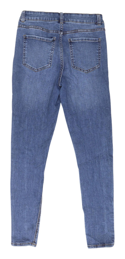 New Look Women's Blue Skinny Jeans Size 12