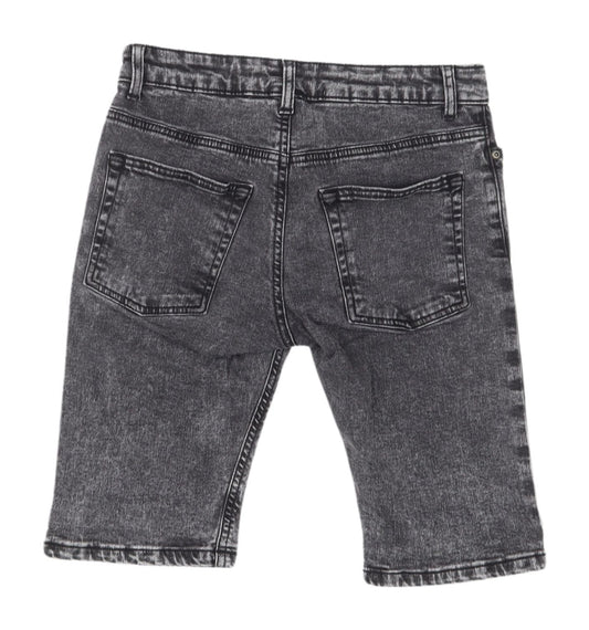 Topman Men's Black Chino Shorts M Denim Casual