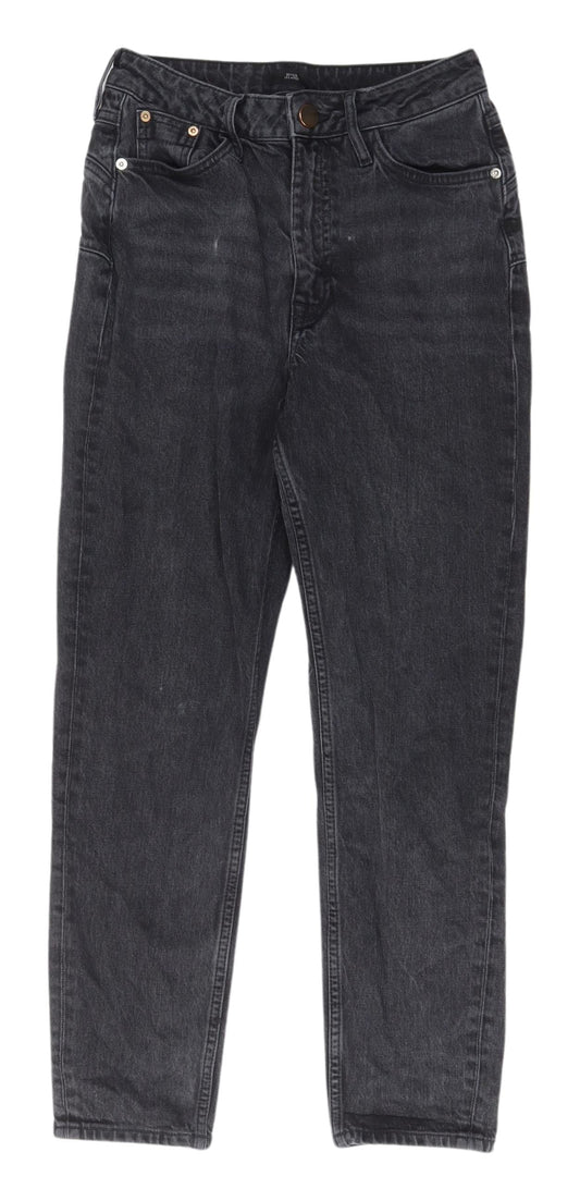 River Island Women's Black Straight Jeans XS