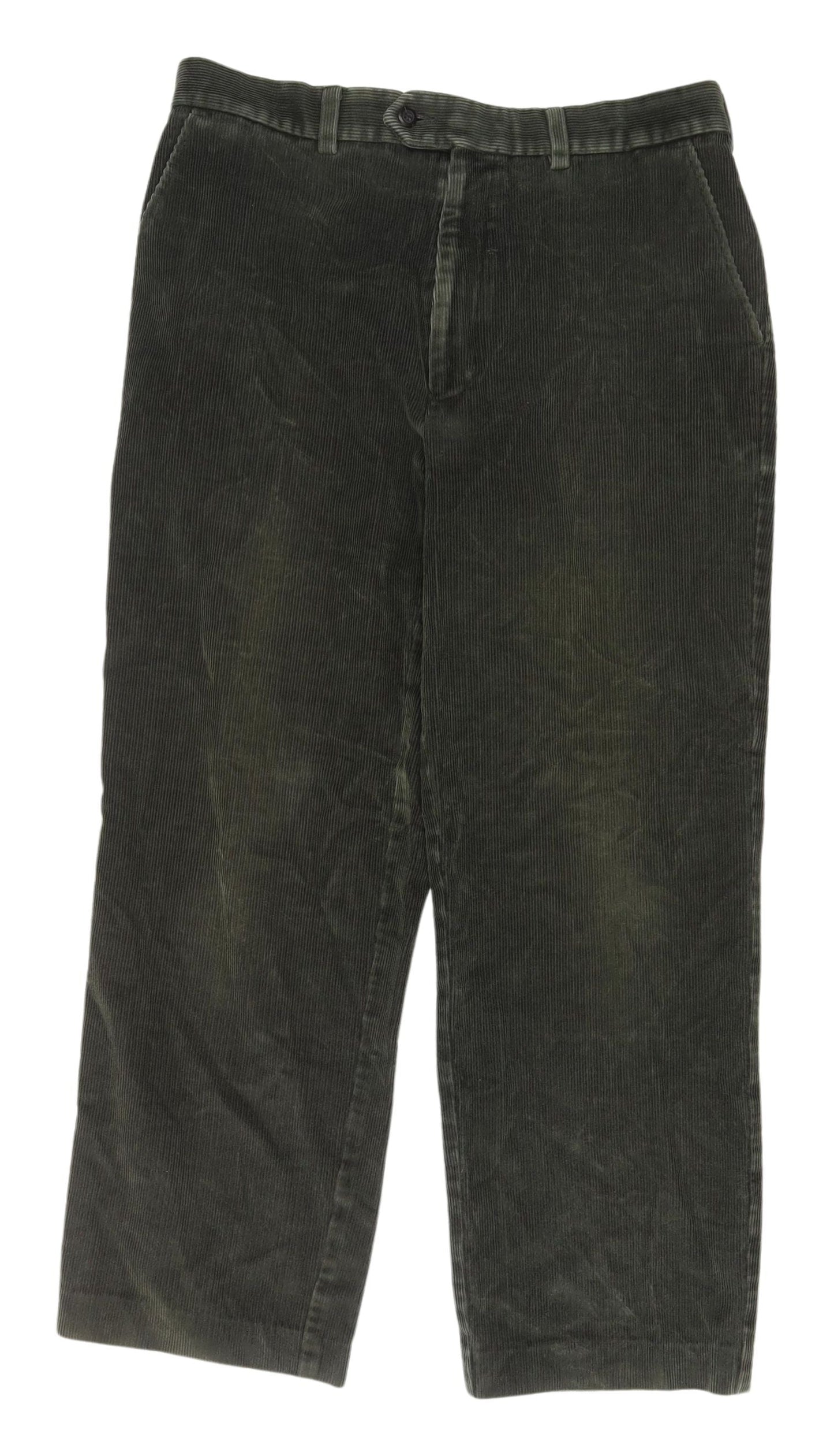Marks and Spencer Men's Green Chino Trousers 34/31