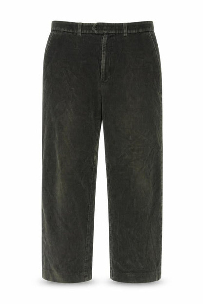 Mens UK Size 34/31 Marks and Spencer  Chino Green Trousers