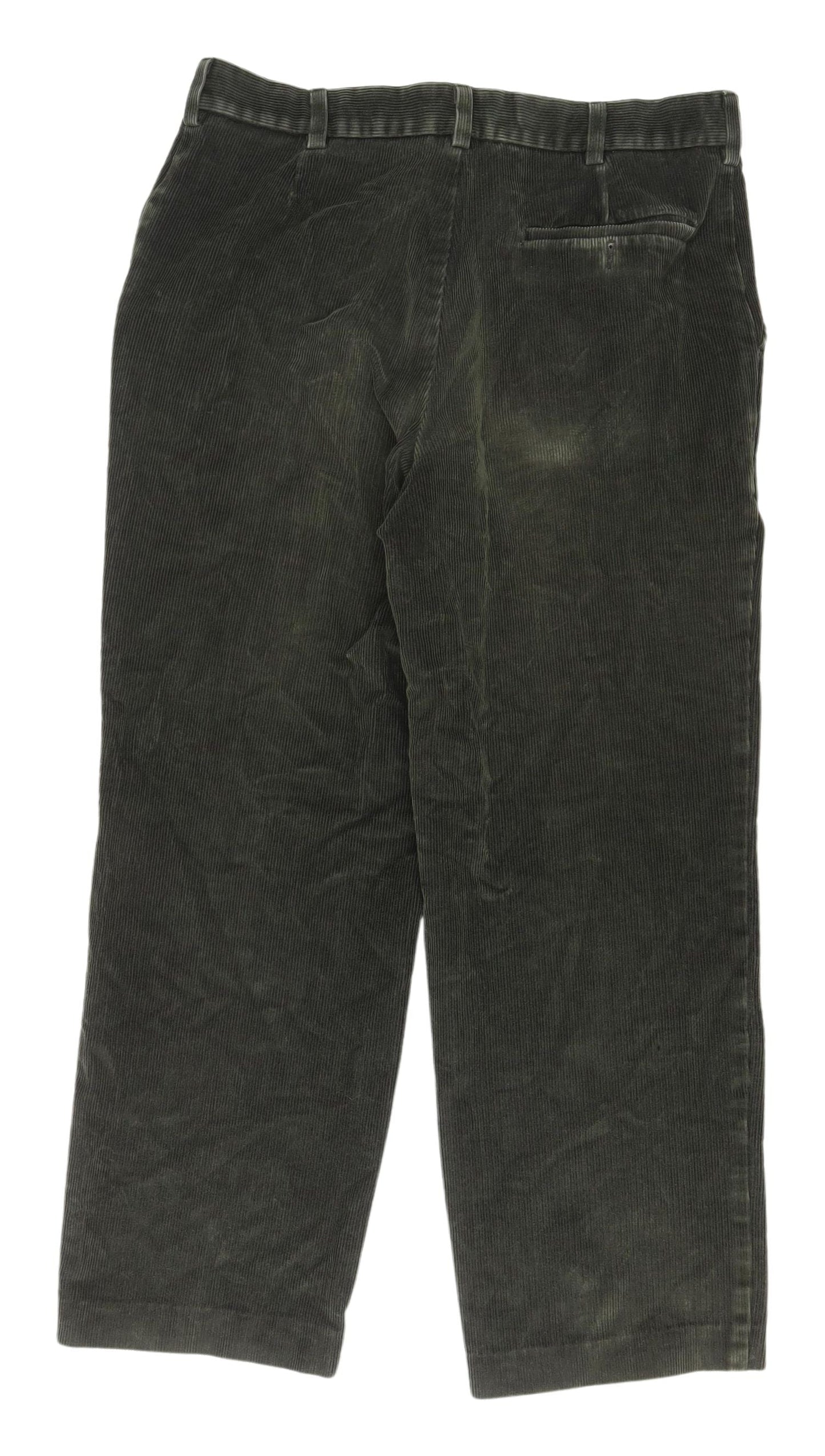 Marks and Spencer Men's Green Chino Trousers 34/31
