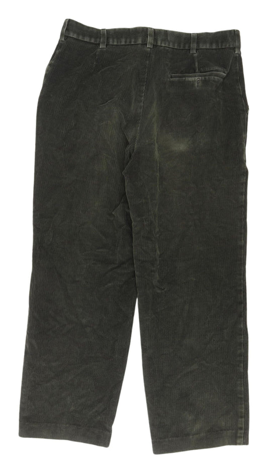 Marks and Spencer Men's Green Chino Trousers 34/31